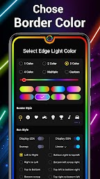 Edge lighting Colors