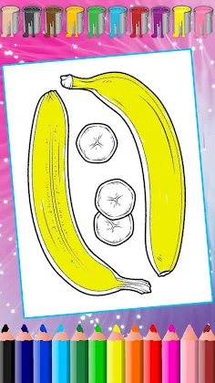 Fruits and Vegetables Coloring - Screenshot 3