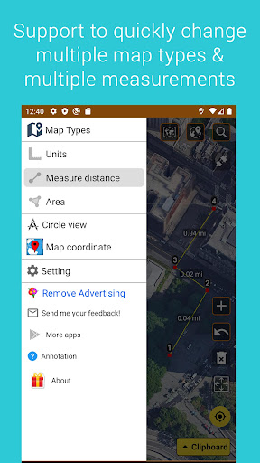 Measure map - Tools - apps