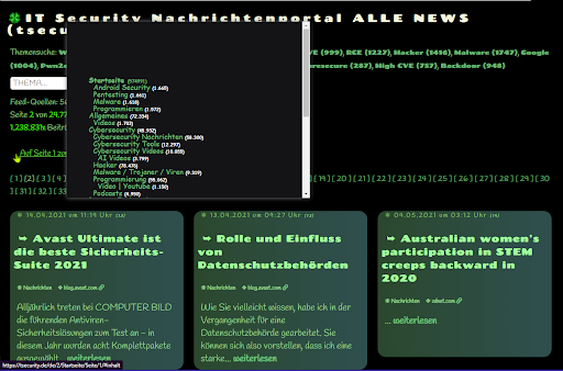 Cybersecurity News 24/7 Screen 2