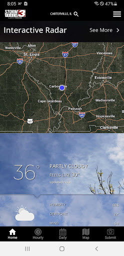 Android application Storm Track 3 WSIL screenshort