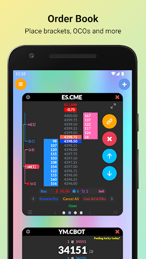 Rithmic Trader Pro™ Screen 2