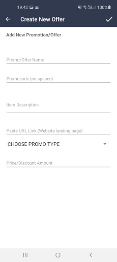 PayByFace eShop Manager Screen 2