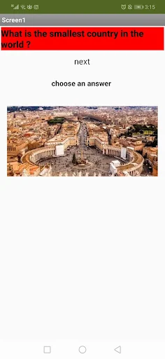 MCQ Quiz about the world - Screenshot 1