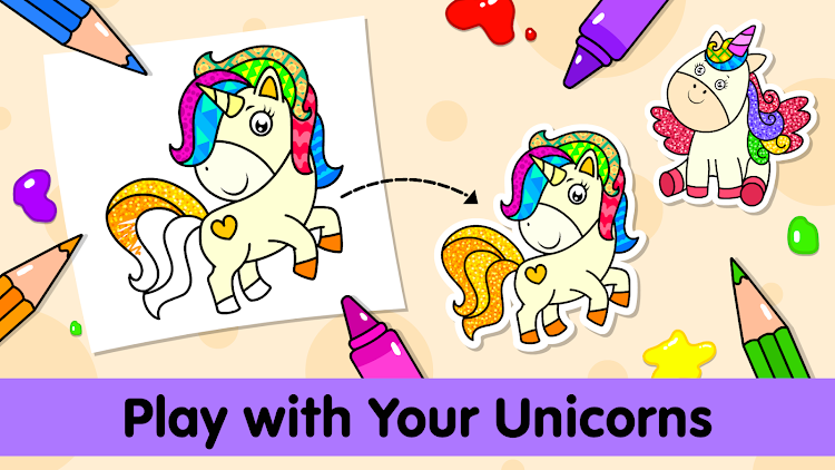 Unicorn Coloring Book & Games - 1.3.1 - (Android)