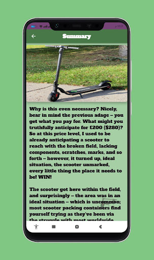 MEGAWHEELS S10BK Scooter Guide Screen 2