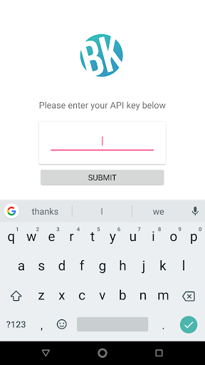 Android application BuyerKiosk Live screenshort