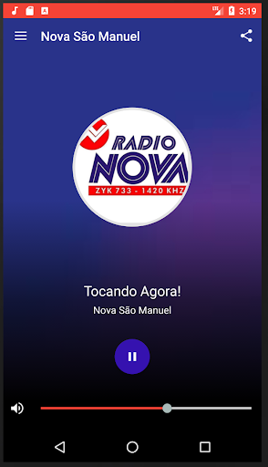 Android application Rádio Nova São Manuel screenshort