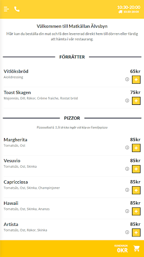 Android application Matkällan Älvsbyn screenshort