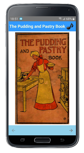 Android application The Pudding and Pastry Book screenshort