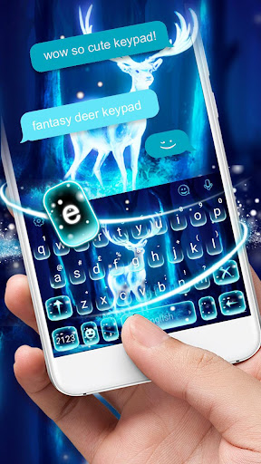 Glowing Forest Deer Keyboard T Screen 2