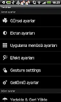 GO Launcher  Turkish language screenshot