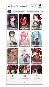 Anime Girl Kawaii Wallpaper 4K