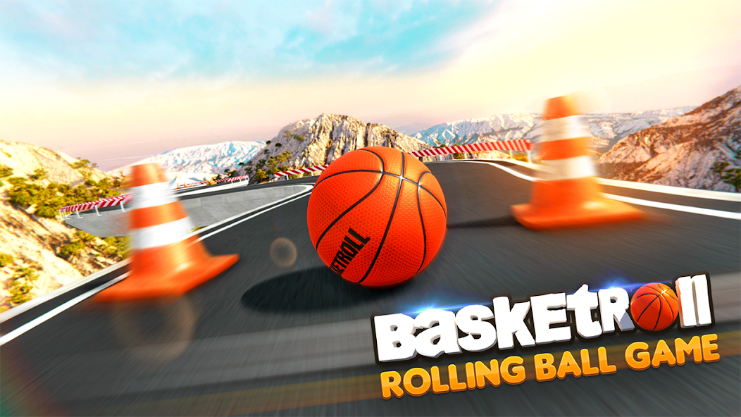 BasketRoll: Rolling Ball Game 4.0.5 APK + Mod (Remove ads / Unlimited money / Unlocked) for Android