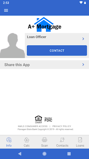 My A+ Home Loan Screen 2