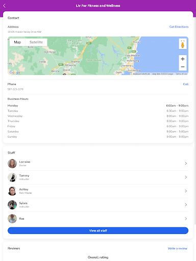 Liv for Fitness and Wellness