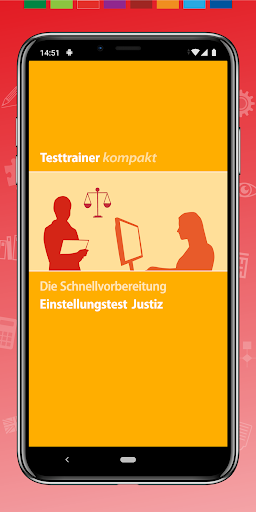 Android application Justiz Einstellungstest screenshort