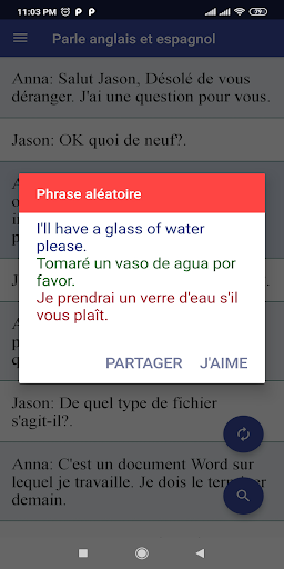 Parle anglais et espagnol Screen 3