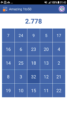 Amazing 1to50 Screen 2