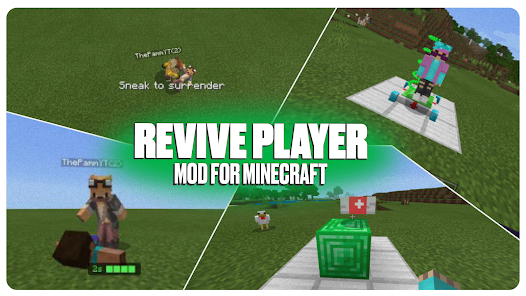 Players Revive Mod Para Minecraft pe 1.16