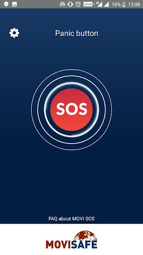 Android application MOVI SOS screenshort