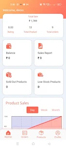 Seller App of HK Mart