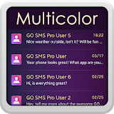 Multicolor for GO SMS icon