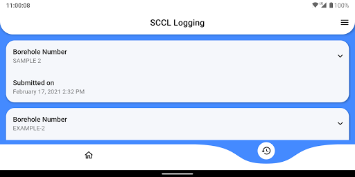 SCCL Logging Screen 2
