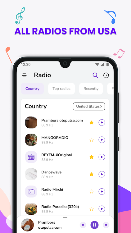 Radio USA: FM Radio Stations - 1.0.6 - (Android)