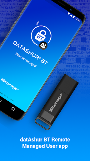 Android application datAshur BT Managed screenshort