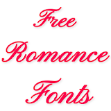 Romance Fonts for FlipFont icon