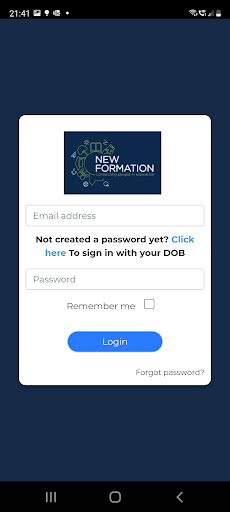 Android application New Formation Education screenshort