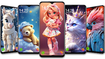 screenshot of Cute wallpapers