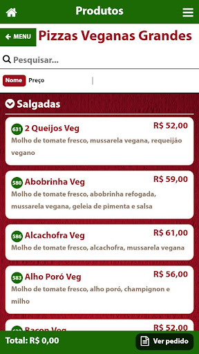 Tentações Pizzas & Esfihas Screen 2