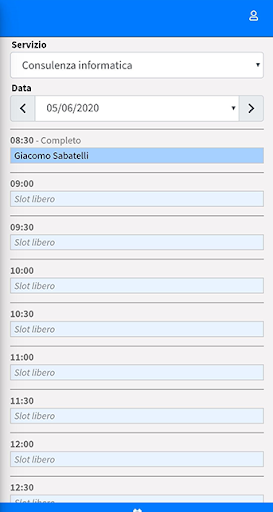 Il mio POSTO - Gestione Screen 2
