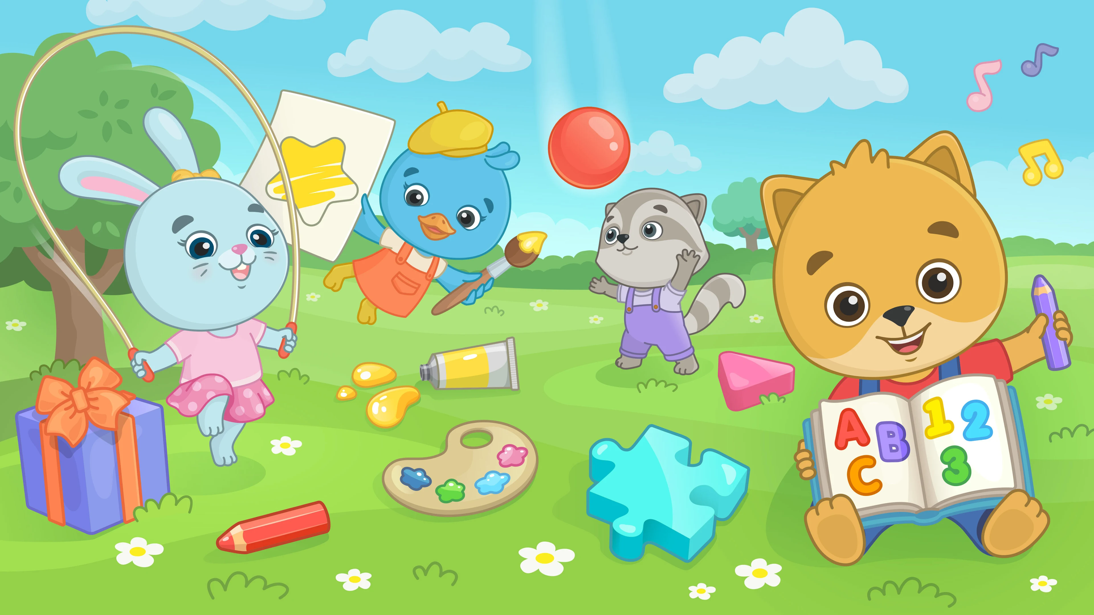 Apps Android no Google Play: Bimi Boo Kids Learning Games for Toddlers  FZ-LLC