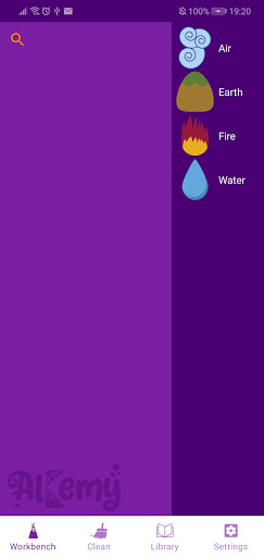 Android application AlKemy screenshort