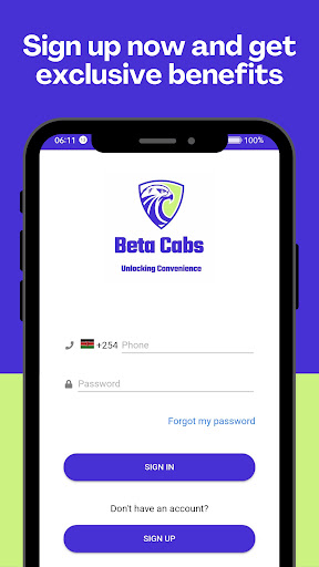 Android application Beta Driver screenshort