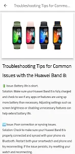 Huawei Band 8 Instructions
