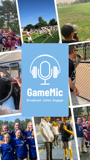 Android application GameMic Live audio for sports screenshort