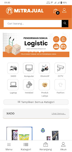 Android application Mitrajual screenshort