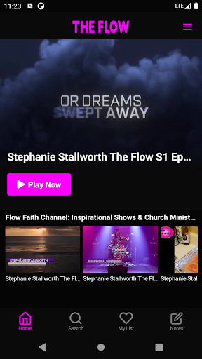 Android application The Flow App screenshort