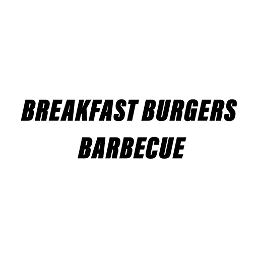 Breakfast Burgers Barbecue logo