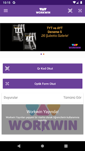 WORKWIN Screen 2