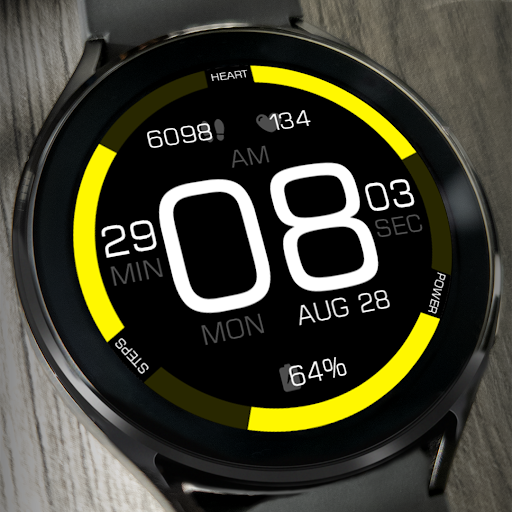Key089 Digital Watch Face Screen 3