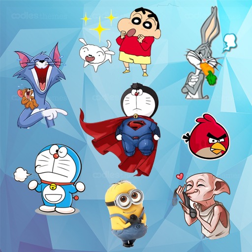 Cartoon Stickers for Whatsapp  Icon