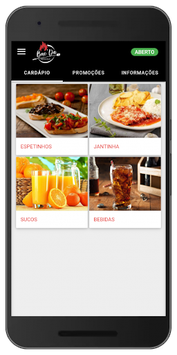 Android application Bué da Brasa screenshort