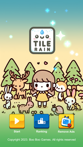 Android application Tile Rain - Match 3 Tile Game screenshort