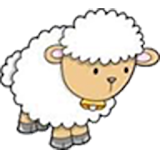 Wolf, sheep, cabbage icon