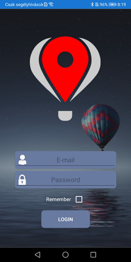 Android application Balloon-tracking screenshort